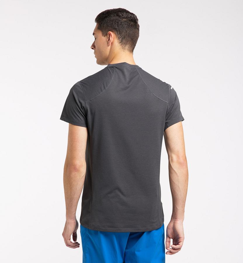 Haglöfs Mens L.I.M Strive T-Shirt Black New Zealand 12503RFET